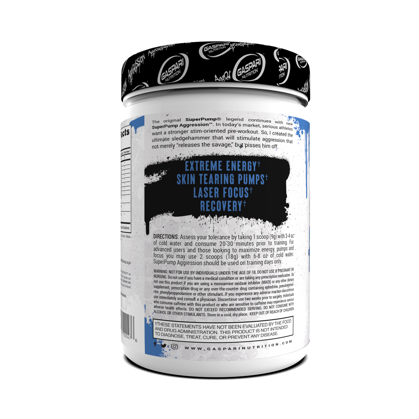 Pre-Workout SuperPump Aggression – Next-Gen Energy & Pump Booster (20/40 Serving)