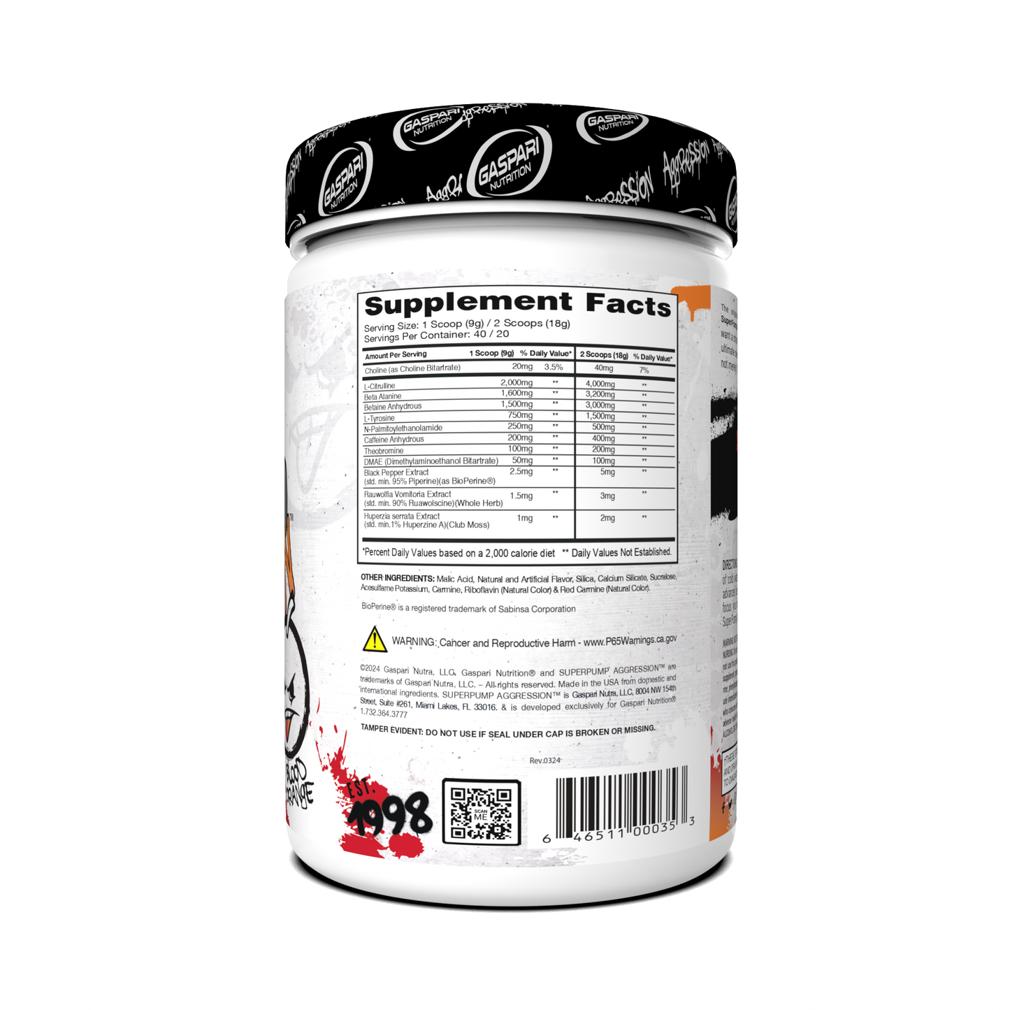Pre-Workout SuperPump Aggression – Next-Gen Energy & Pump Booster (20/40 Serving)