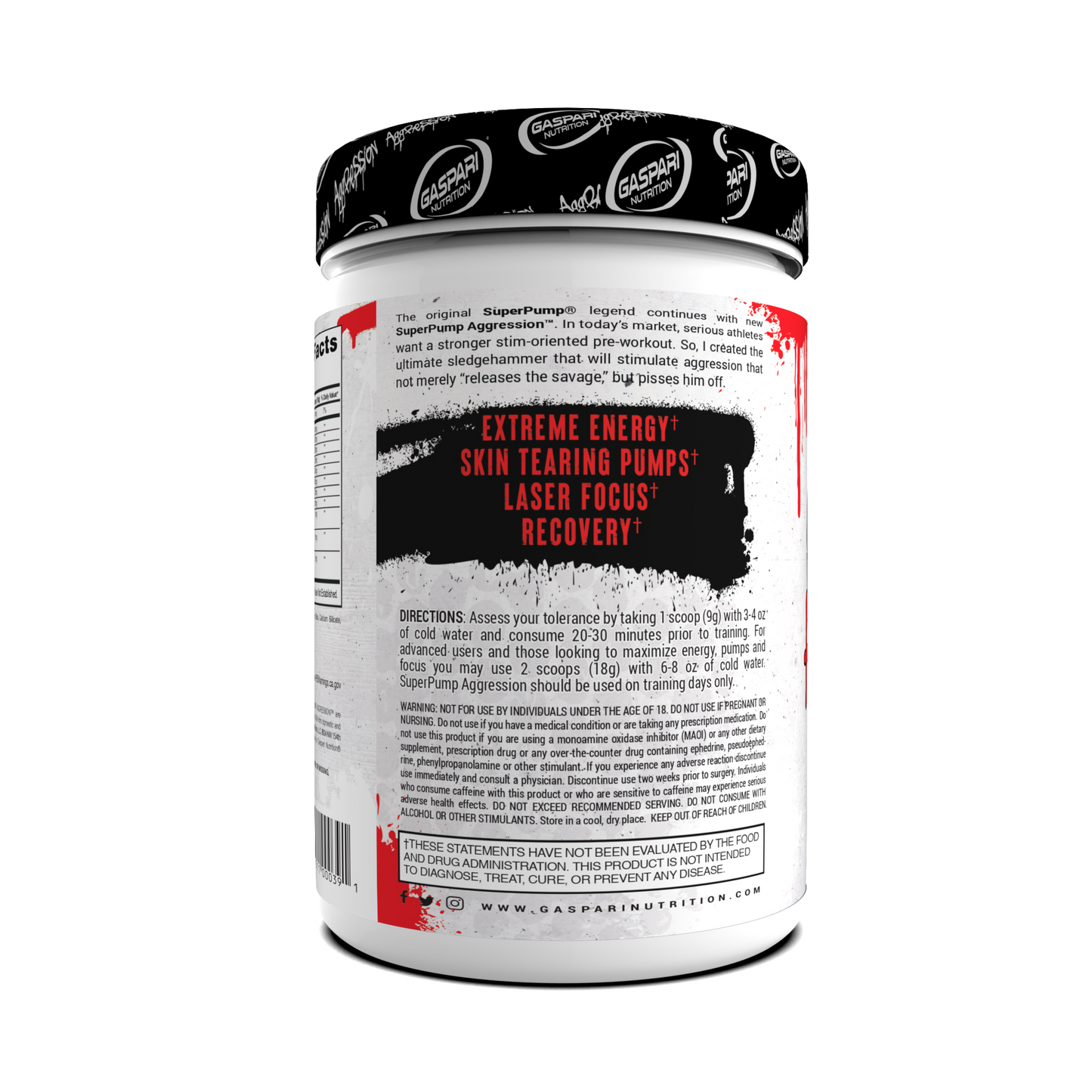 Pre-Workout SuperPump Aggression – Next-Gen Energy & Pump Booster (20/40 Serving)