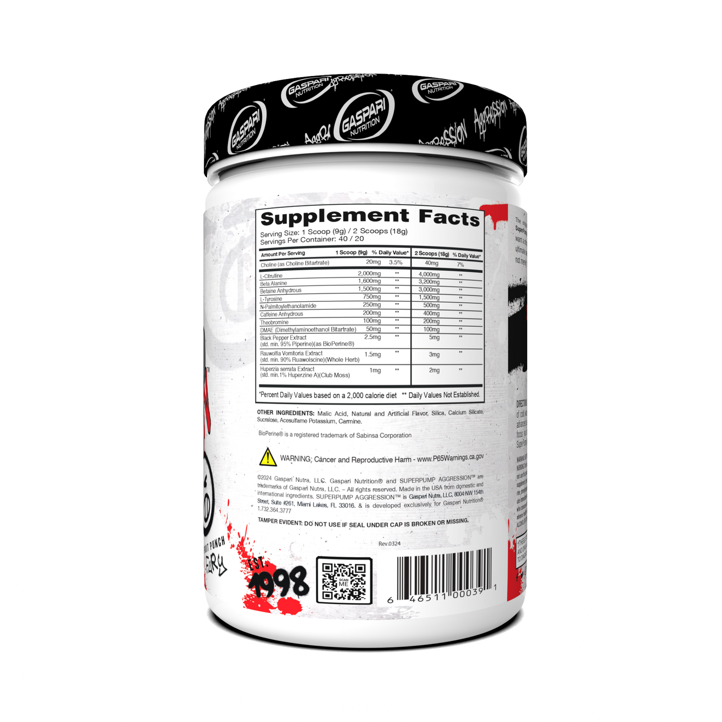 Pre-Workout SuperPump Aggression – Next-Gen Energy & Pump Booster (20/40 Serving)