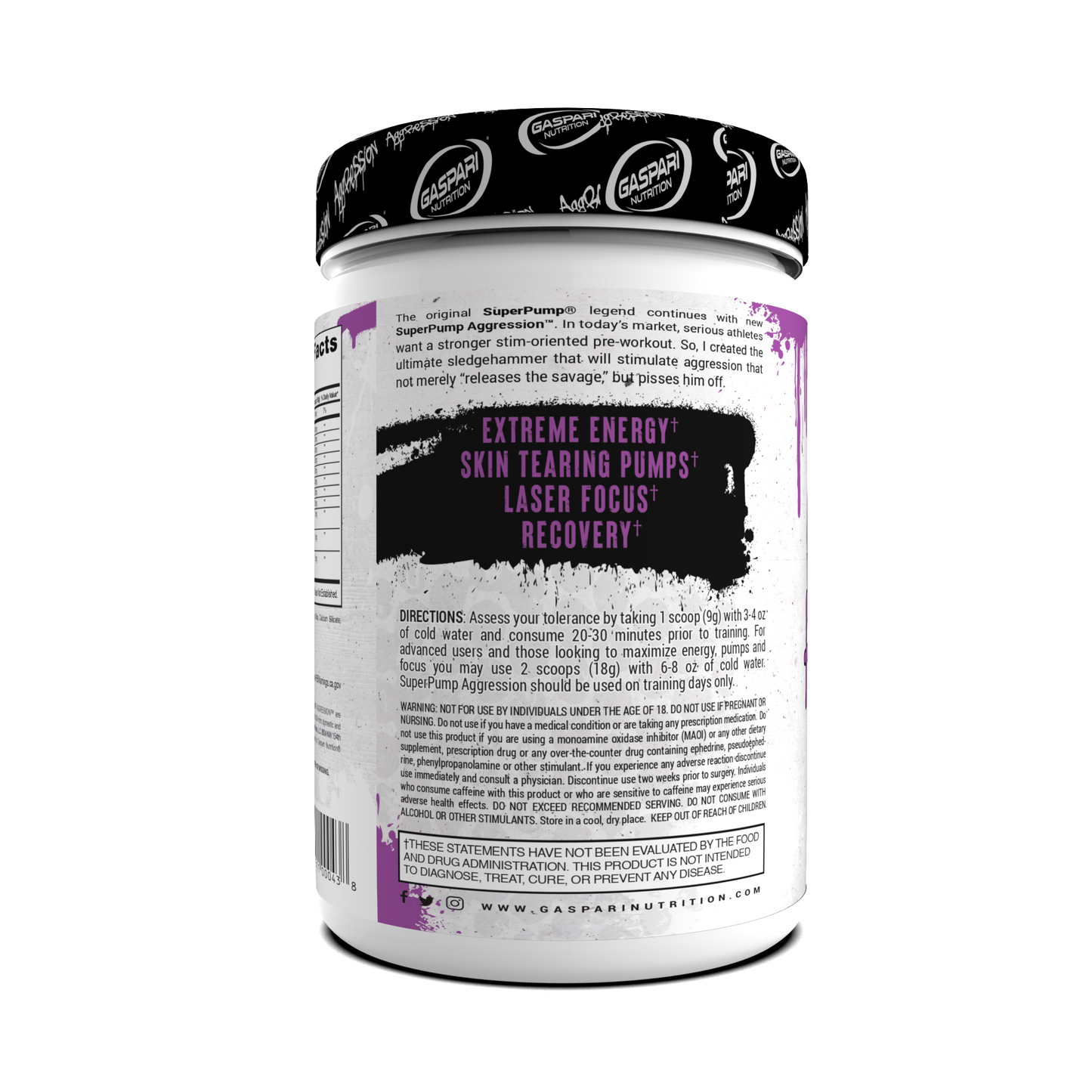 Pre-Workout SuperPump Aggression – Next-Gen Energy & Pump Booster (20/40 Serving)