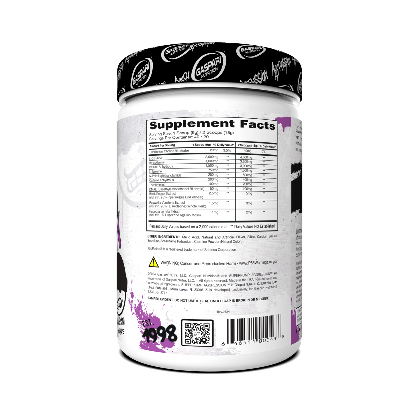 Pre-Workout SuperPump Aggression – Next-Gen Energy & Pump Booster (20/40 Serving)