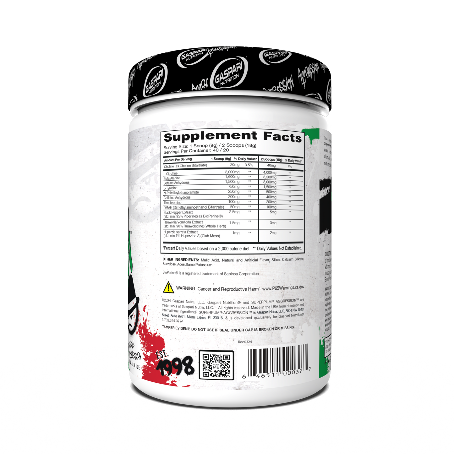 Pre-Workout SuperPump Aggression – Next-Gen Energy & Pump Booster (20/40 Serving)