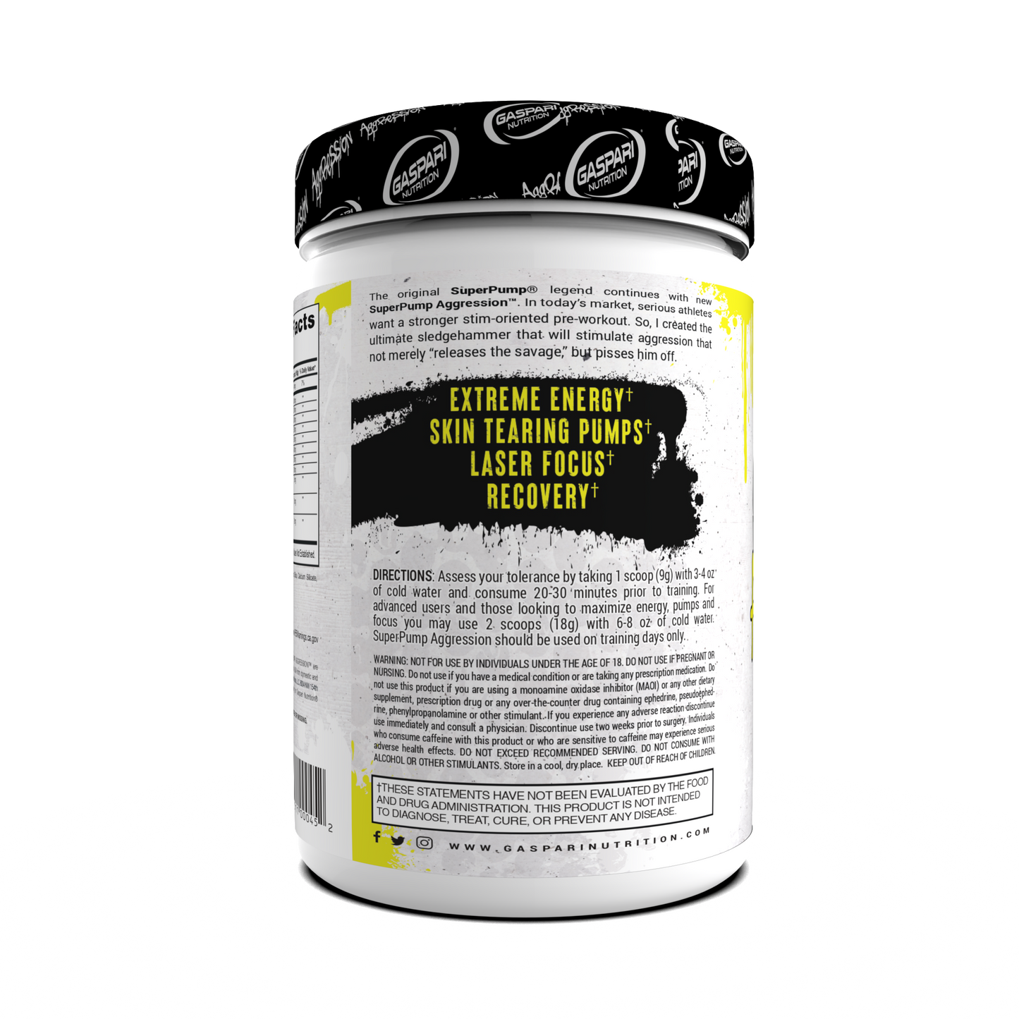 Pre-Workout SuperPump Aggression – Next-Gen Energy & Pump Booster (20/40 Serving)